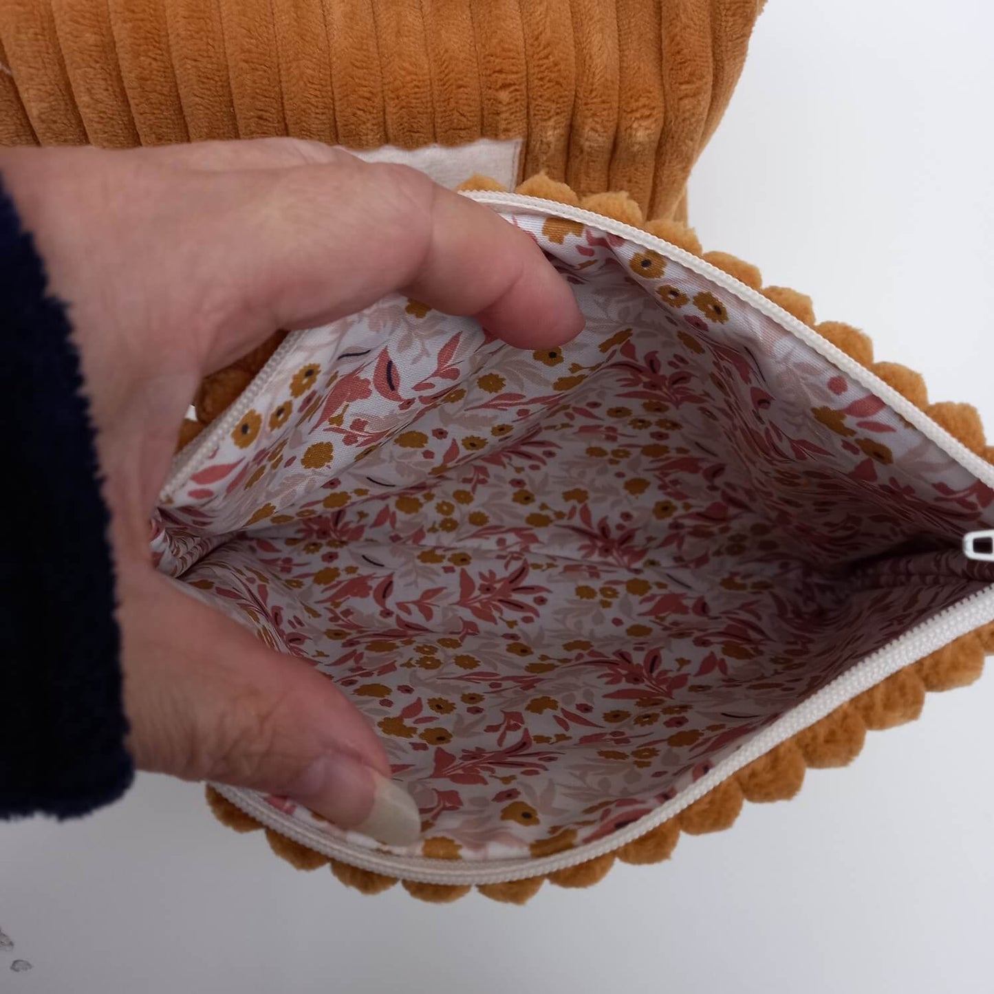 Trousse de toilette velours