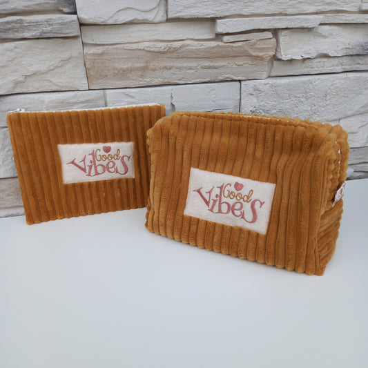 Trousse de toilette velours