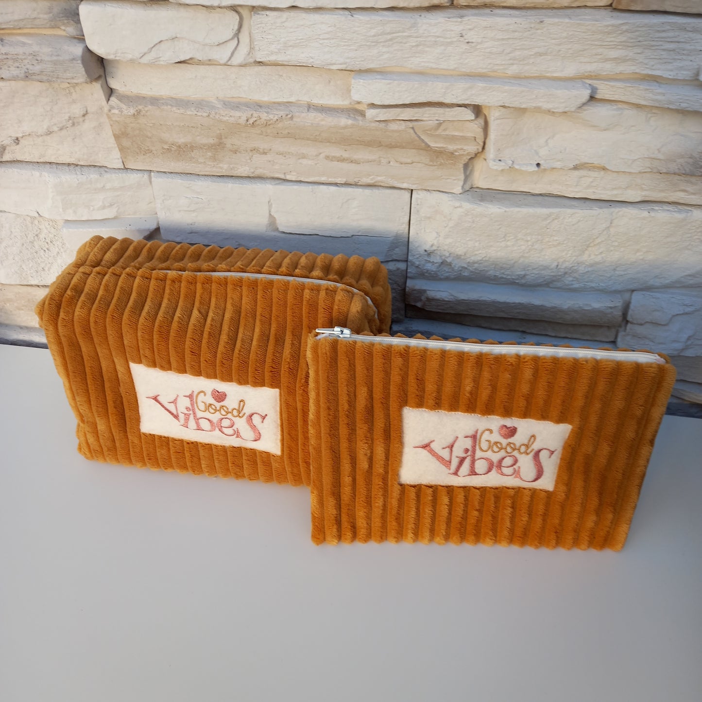 Trousse de toilette velours
