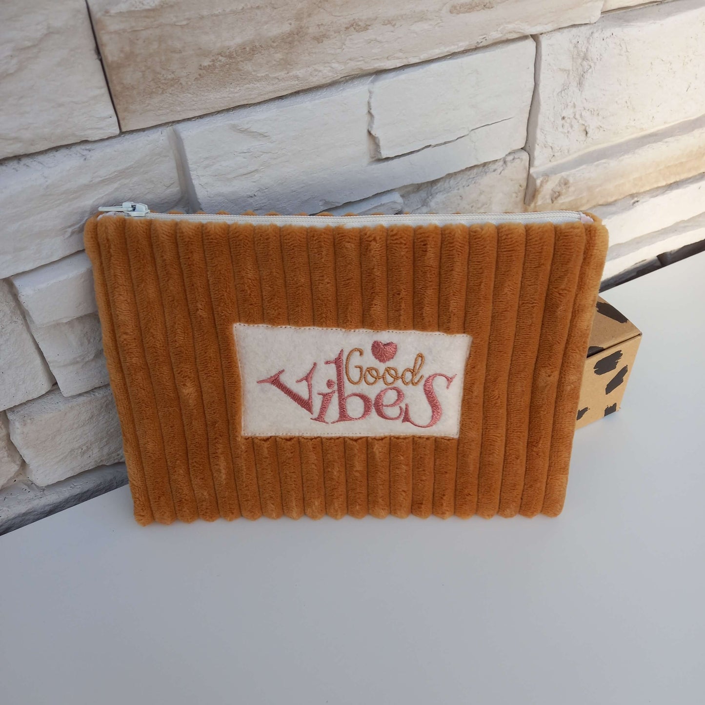 Trousse de toilette velours