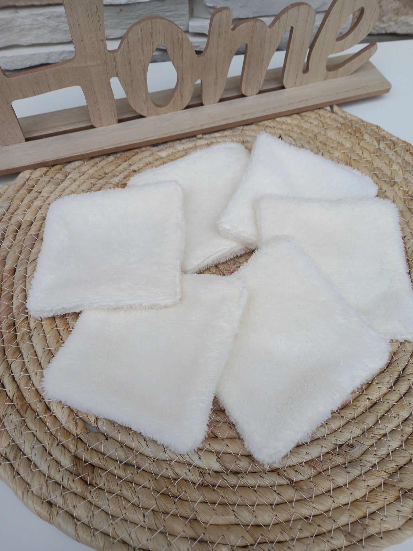 Cotons lavables Flora