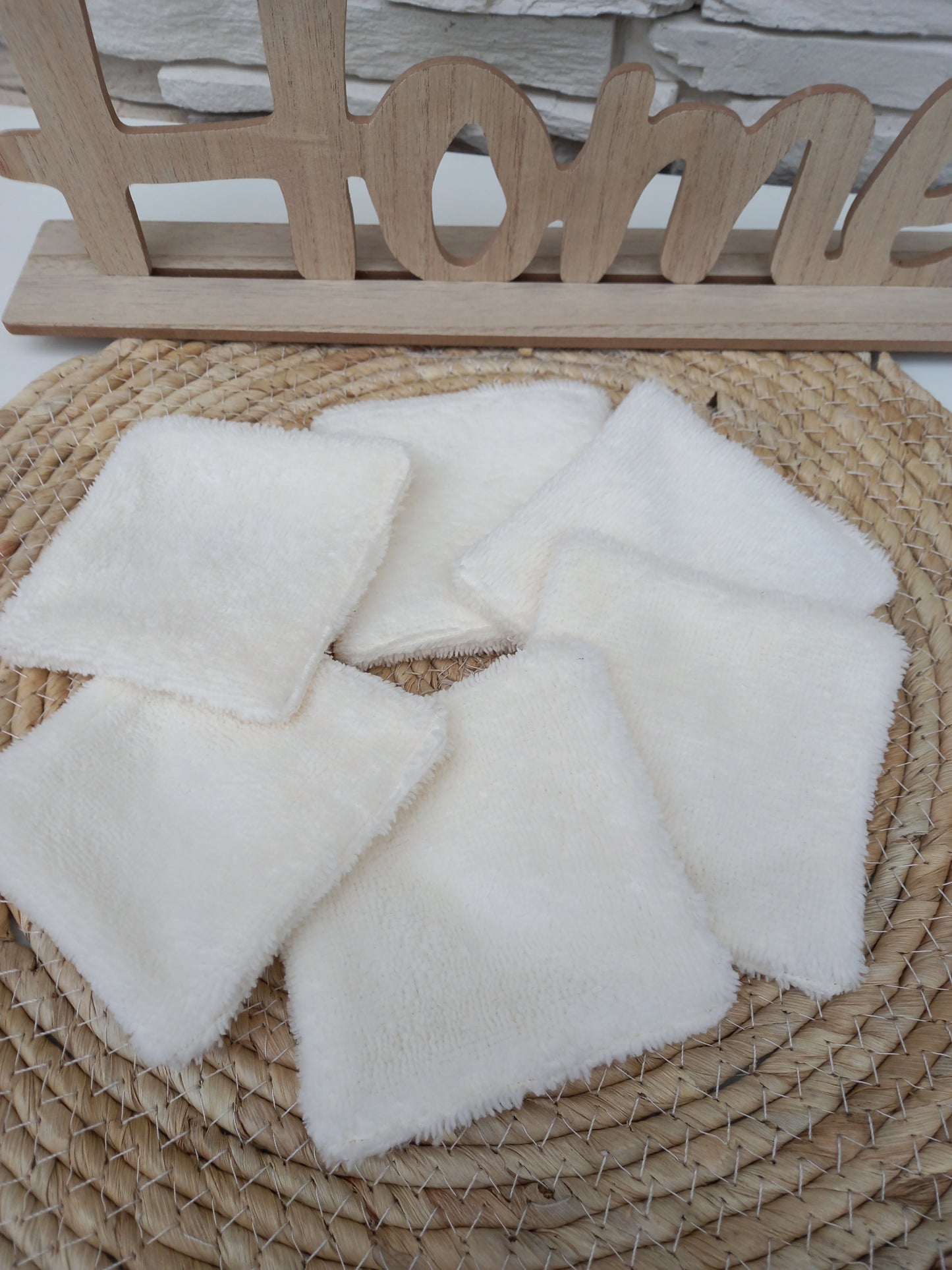 Cotons lavables Flora