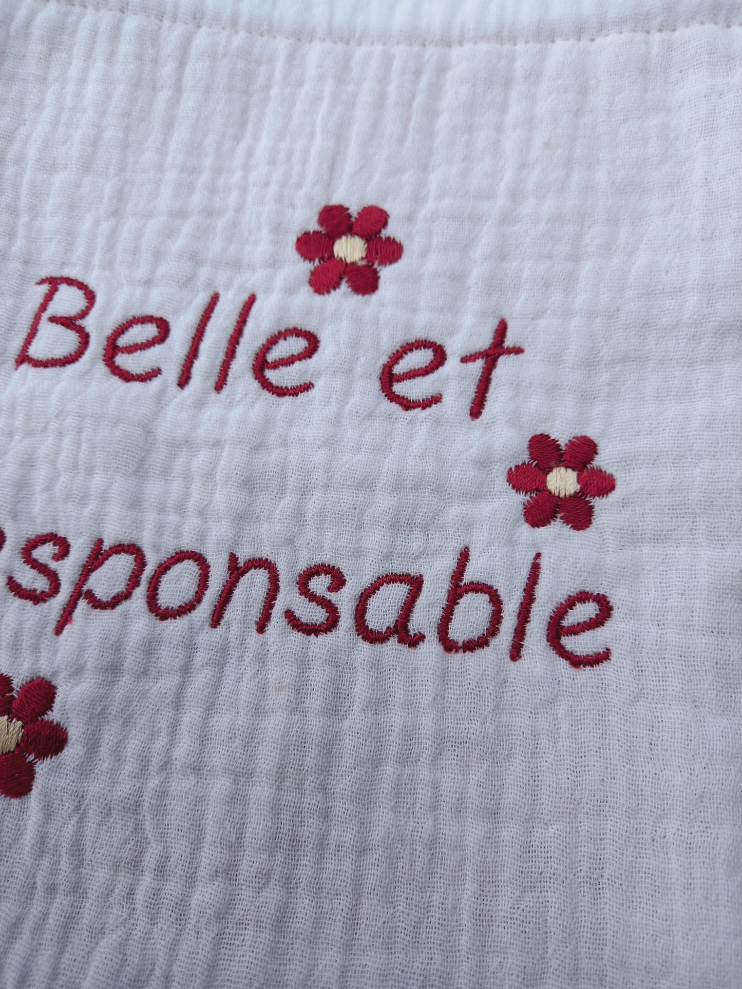 Pochon doublé double gaze