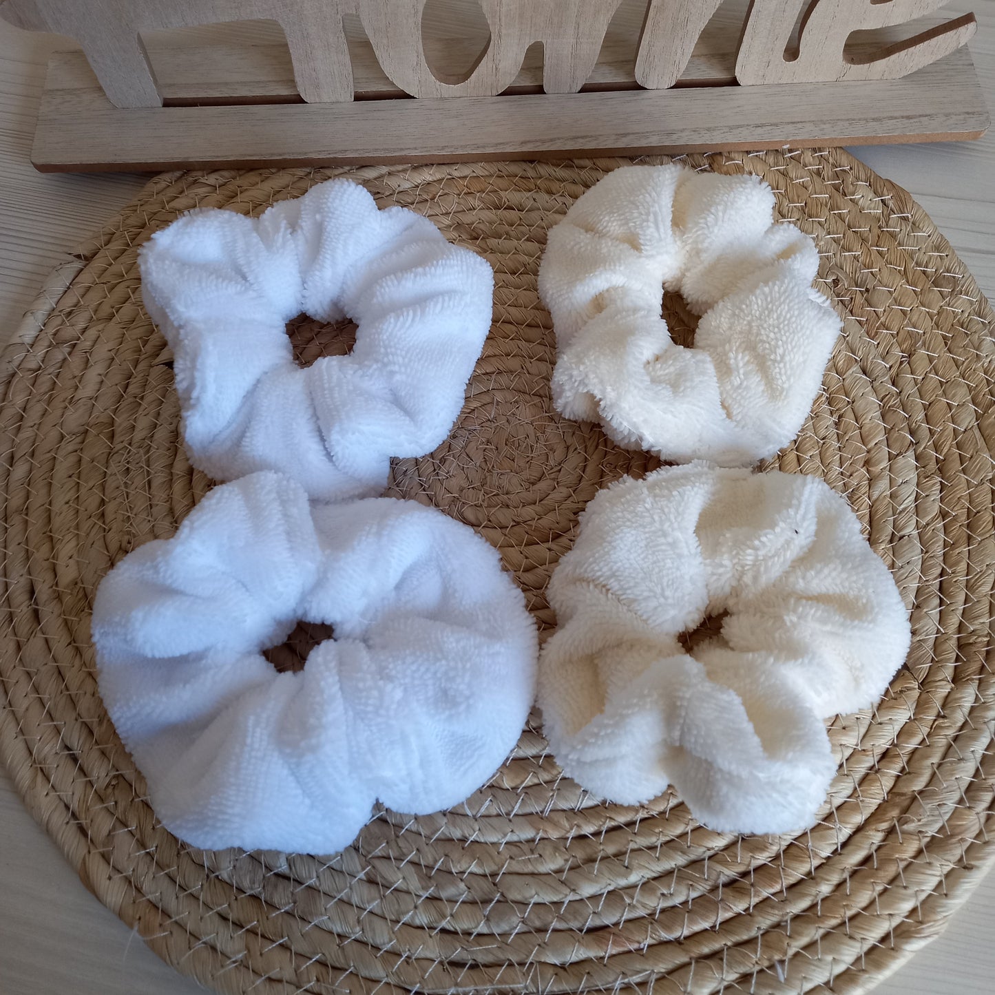 Manchettes skincare en éponge bambou