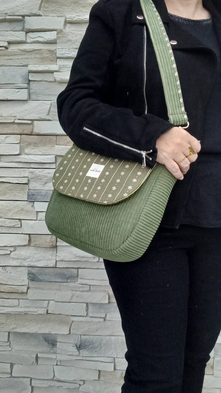 Sac besace Mousse