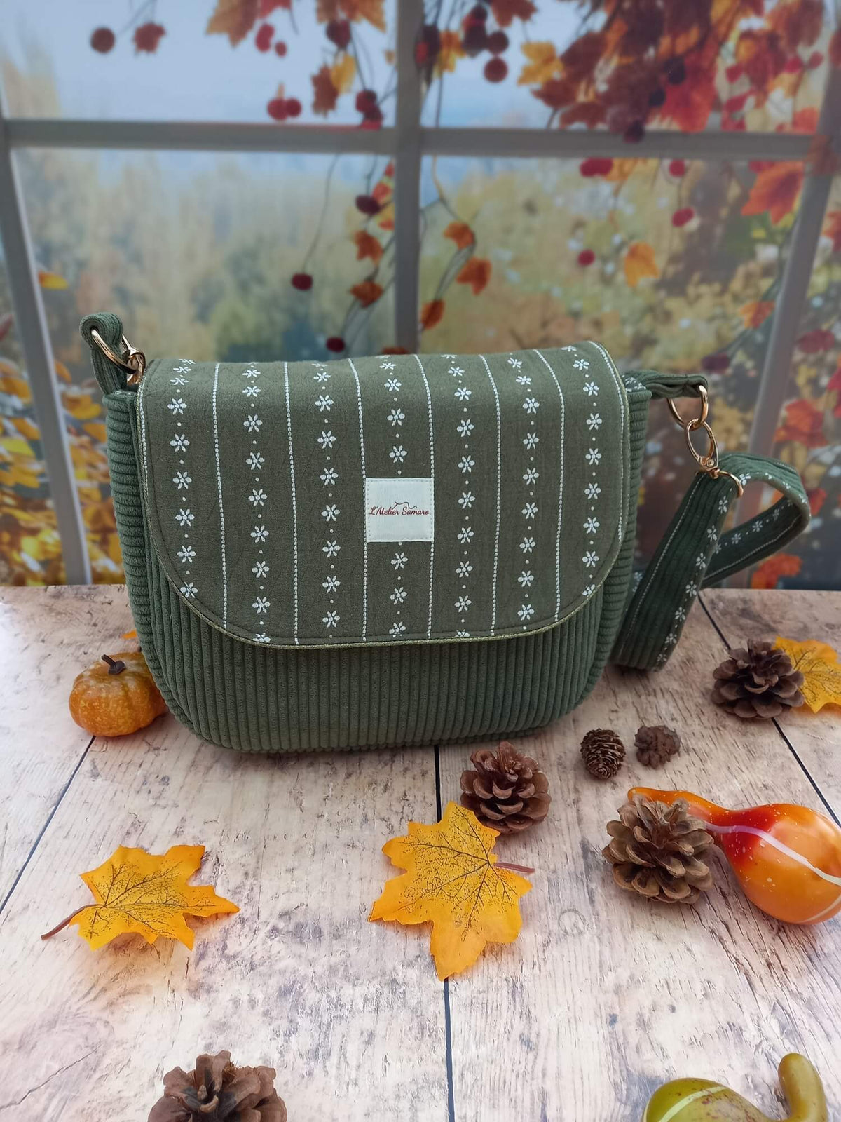 Sac besace Mousse