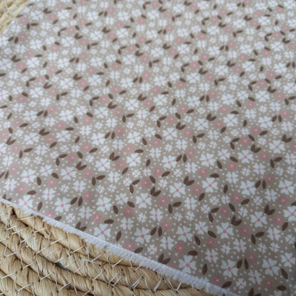 Serviettes visage Jardin rosé et Mini fleuri