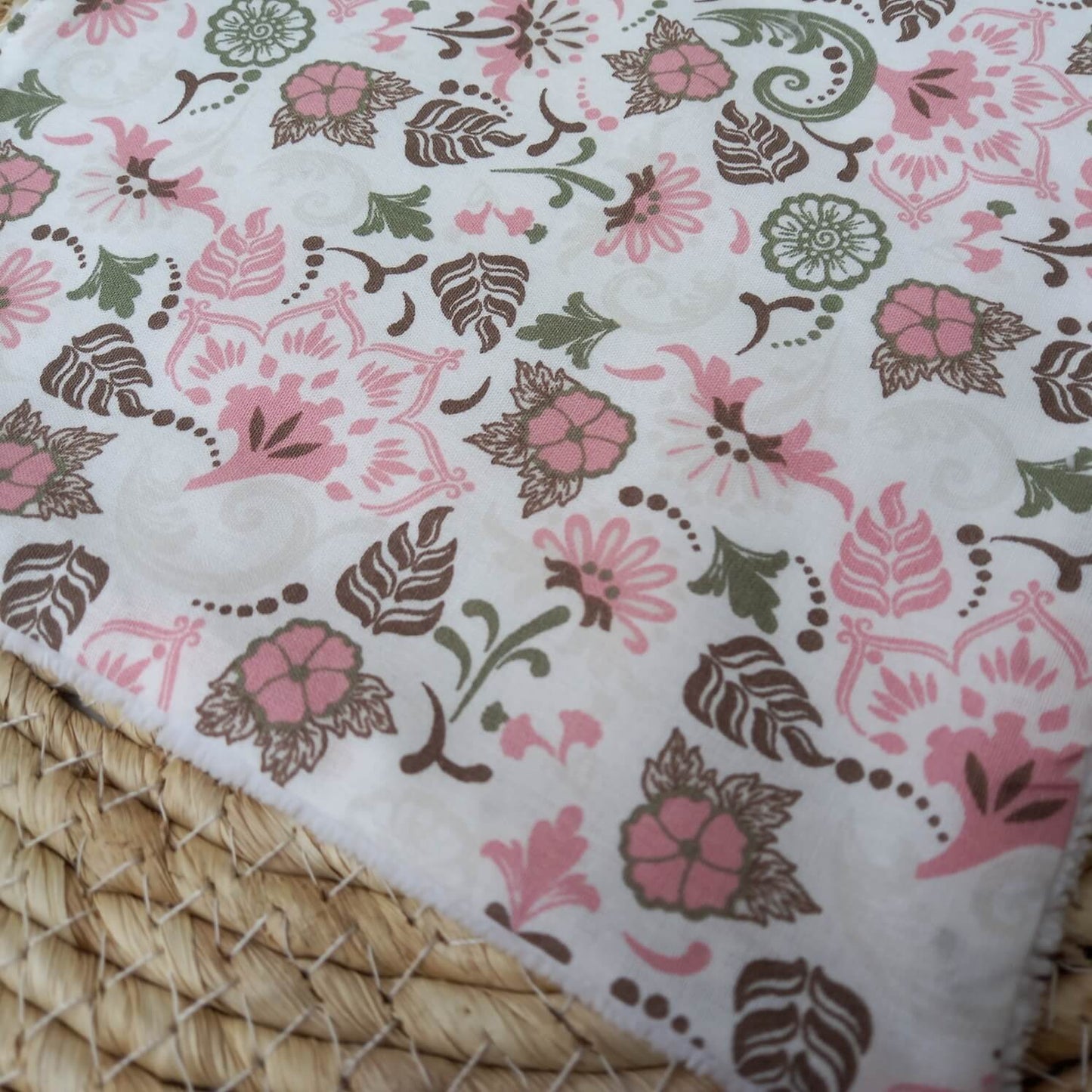 Serviettes visage Jardin rosé et Mini fleuri